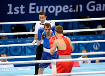 Bakı 2015: Kişilər arasında boks yarışının üçüncü gününə start verilib. Azərbaycan, 18 iyun 2015